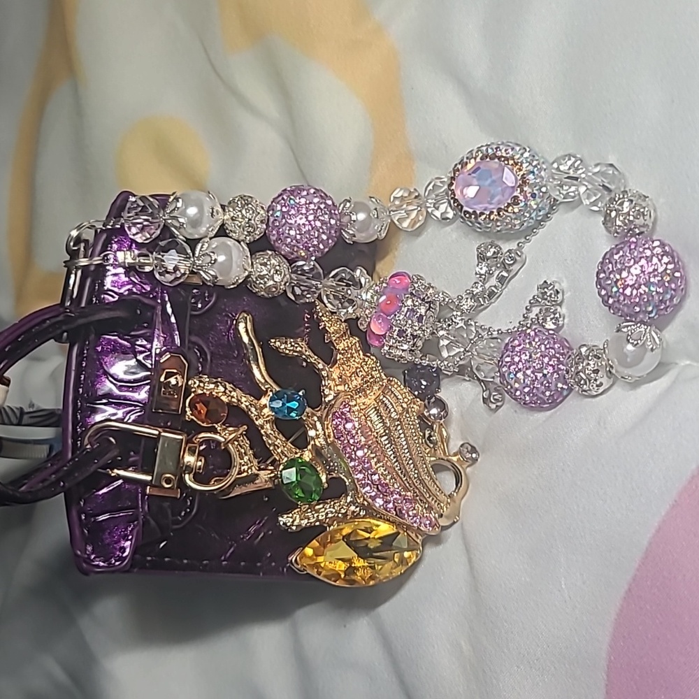 Elegant Stylish Mini Purse Bag Charm Trendy Statement Accessory